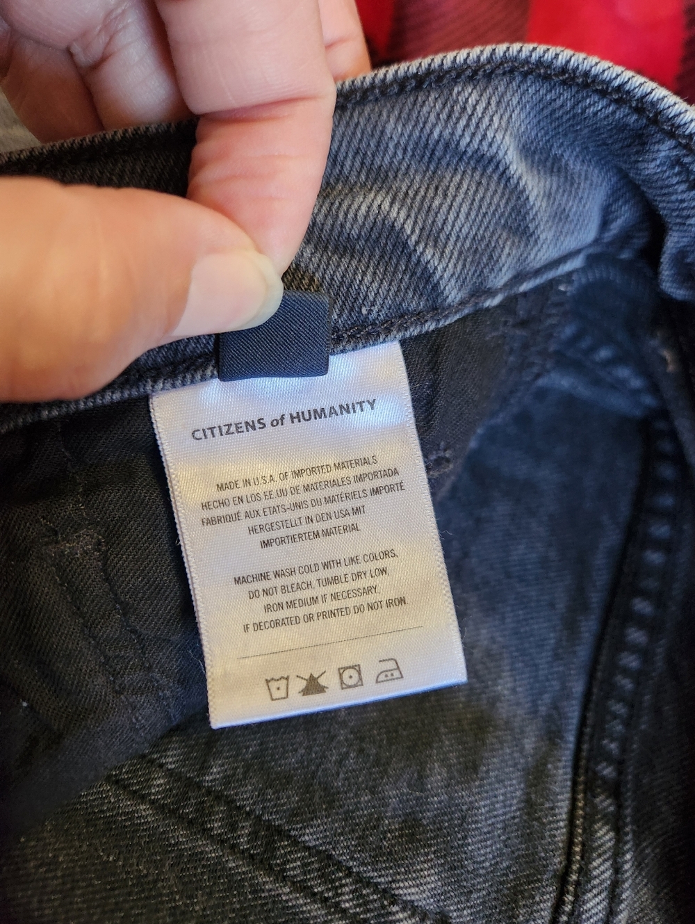 Citizens of Humanity Emerson Slim Boyfriend Jeans Grey Distressed Size 24 - Picture 8 of 10